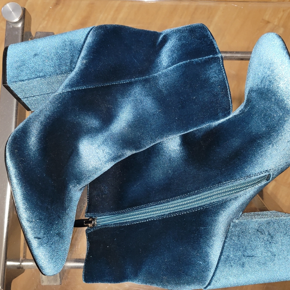 Vince Camuto velvet booties